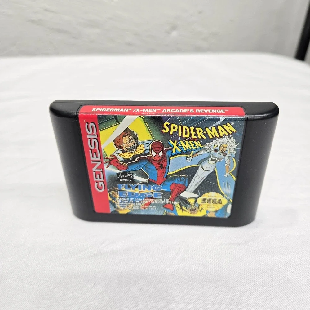 Spider-Man/X-Men: Arcade's Revenge Sega Genesis, 1993 Marvel Flying‎ Edge